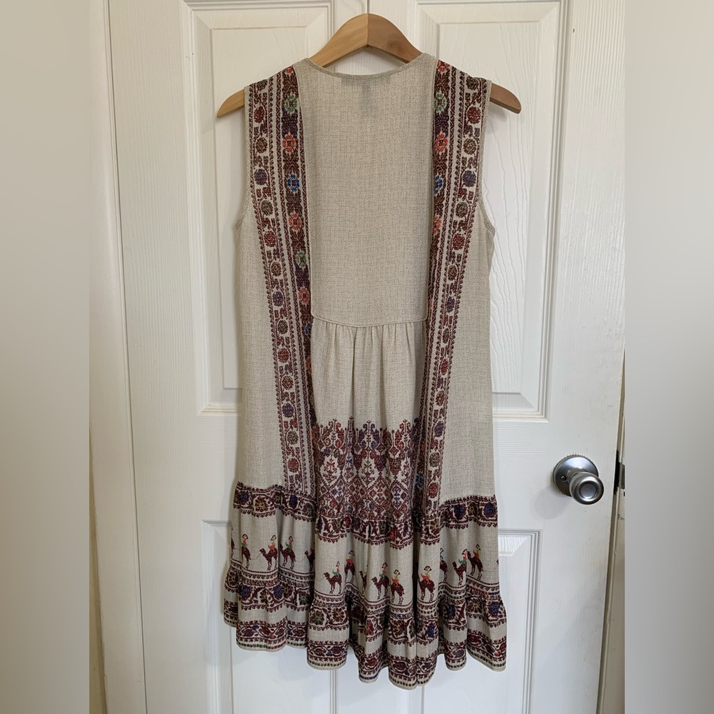 BCBG MaxAzria | Printed Ruffle Summer Dress - Picture 8 of 13